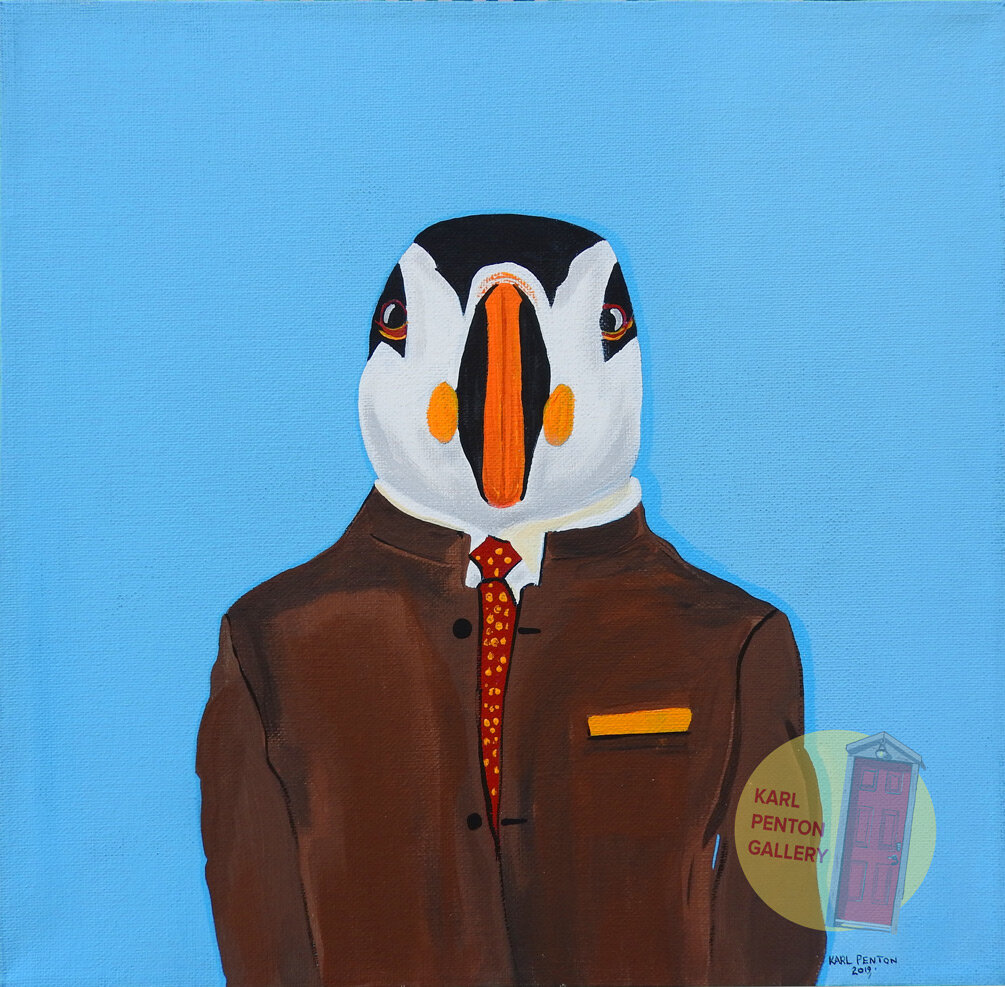 Blue Puffin by Karl Penton