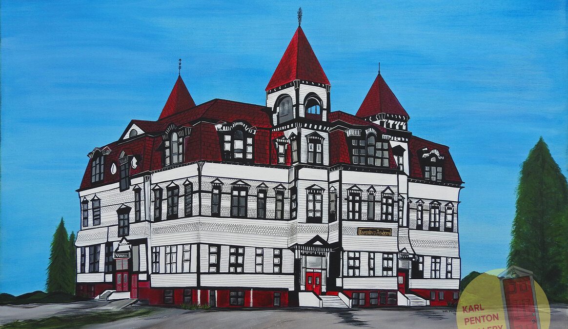 This is the Lunenburg Academy by Karl Penton