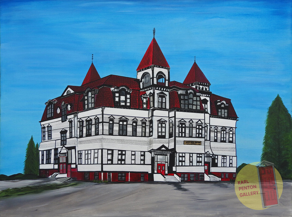 This is the Lunenburg Academy by Karl Penton